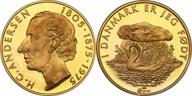 Denmark
WORLD COINS

Denmark. Medal 1975 - H. C. Andersen 

Medal wybity w 100. rocznicę śmierci.Menniczy egzemplarz. Ślady linii papilarnych.
...