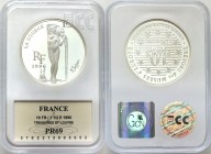 France
WORLD COINS

France. 10 francs 1996 

Menniczy egzemplarz w slabie GCN z notą PR69

Details: 22,2 g Ag 900 
Condition: L (Proof)