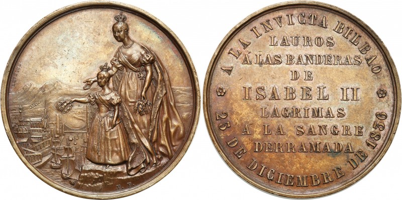 Spain
WORLD COINS

Spain, Isabella II (1833-1868). Commemorative medal for th...