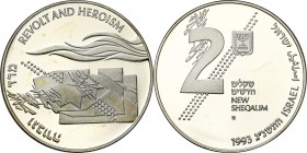 Israel
WORLD COINS

Israel. 2 sheqalim 1993 

Menniczy egzemplarz.

Details: 28,80 g Ag .925 
Condition: L (Proof)