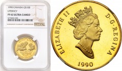 Canada
WORLD COINS

Canada, Elizabeth II. $ 100 1990 NGC PF62 ULTRA CAMEO 

Piękny menniczy egzemplarz ze wspaniałym, głębokim lustrem.Moneta o w...