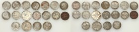 Germany
WORLD COINS

Germany, Prussia, Braunschweig-Calenberg, Saxony 1 to 2 1/2 silbergroschen, 1822-1862, set 18 coins 

Różne roczniki, monety...