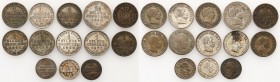 Germany
WORLD COINS

Germany, Prussia. 1/2, 1, 2 1/2 silbergroschen 1828-1871, set 13 coins 

Różne roczniki, monety w różnym stanie zachowania....