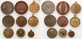 Germany
WORLD COINS

Germany, England. Medals, Tokens, set 9 pieces 

Zróżnicowany zestaw 9 medali.Pozycje w różnym stanie zachowania. Rzadsze: -...