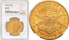 USA (United States of America)
WORLD COINS

USA. $ 20 1870 S, San Francisco NGC AU55 

Nieco ciekawszy stary rocznik 20-dolarówki.Friedberg 175
...