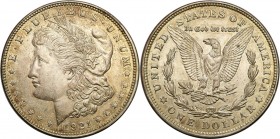 USA (United States of America)
WORLD COINS

USA. Dollar 1921, Philadelphia 

Złotawa patyna, Bardzo dobra prezencja.KM 110

Details: 26,78 g Ag...
