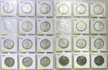 USA (United States of America)
WORLD COINS

USA. 50 cents 1916-1947, big set 51 coins 

Zestaw skompletowany przez kolekcjonera.Monety z lat 1916...