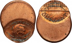 USA (United States of America)
WORLD COINS

USA. 1 cent from 1959 (dime) Lincoln - MINT ERROR 

Duże przesunięcie stempla.

Details: 2,49 g 
C...