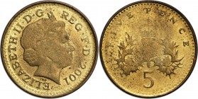 Great Britain
WORLD COINS

Great Britain. 5p 2001 MINT ERROR on a Macau coin 

Ładnie zachowane.&nbsp;

Details: 1,88 g 
Condition: 2+ (EF+)