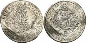 Hungary
WORLD COINS

Hungary, Leopold I (1658-1705). 1/4 Taler (Thaler) a 1698 KB, Kremnica 

Rzadziej spotykany nominał.Pofalowana powierzchni, ...