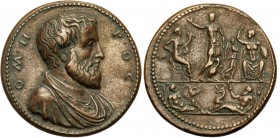 Italy
WORLD COINS

Italy, Padua medal by Giovani Cavino (1500-1570) XVI century. Medal 

Aw.: Popiersie Homera wzdłuż otoku zapisane alfabetemgre...