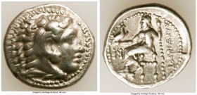 MACEDONIAN KINGDOM. Alexander III the Great (336-323 BC). AR drachm (17mm, 4.16 gm, 12h). VF. Lifetime issue of Miletus, ca. 325-323 BC. Head of Herac...