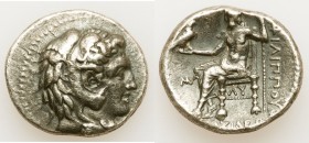 MACEDONIAN KINGDOM. Philip III Arrhidaeus (323-317 BC). AR tetradrachm (27mm, 16.99 gm, 6h). VF. Lifetime issue of Babylon, ca. 323-317 BC. Head of He...