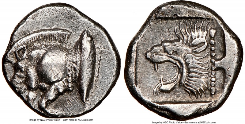 MYSIA. Cyzicus. Ca. 5th century BC. AR diobol(?) (11mm, 1h). NGC Choice XF. Fore...