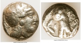 NEAR EAST or EGYPT. Ca. 5th-4th centuries BC. AR tetradrachm (22mm, 17.65 gm, 8h). About Fine. Head of Athena right, wearing crested Attic helmet orna...