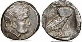 BACTRIA. Early Hellenistic era. Sophytes (?) (ca. 325/305-294 BC). AR tetradrachm (24mm, 15.57 gm, 11h). NGC (photo-certificate) XF 3/5 - 2/5, scratch...