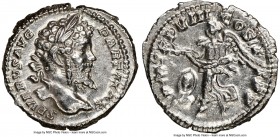 Septimius Severus (AD 193-211). AR denarius (19mm, 3.26 gm, 12h). NGC MS 5/5 - 4/5. Rome, AD 200. SEVERVS AVG PART MAX, laureate head of Severus right...