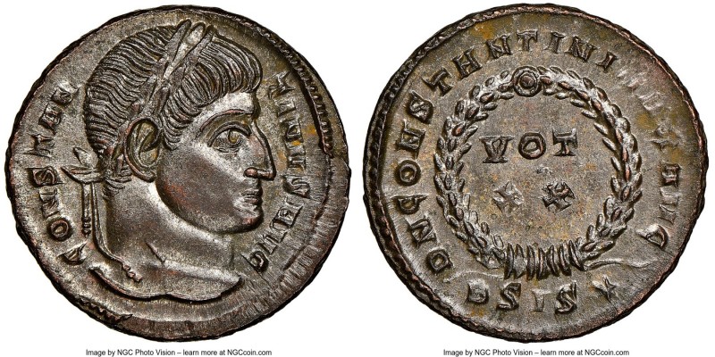 Constantine I the Great (AD 307-337). AE3 or BI nummus (19mm, 2.94 gm, 12h). NGC...