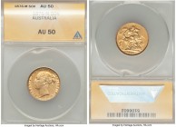 Victoria gold "St. George" Sovereign 1876-M AU50 ANACS, Melbourne mint, KM7, S-3857. AGW 0.2355 oz. 

HID09801242017

© 2020 Heritage Auctions | A...