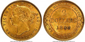 Newfoundland. Victoria gold 2 Dollars 1888 MS62 NGC, London mint, KM5. Young head type.

HID09801242017

© 2020 Heritage Auctions | All Rights Res...