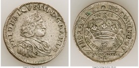 Frederick III Mark 1666-GK VF (Obverse Scratch), Copenhagen mint, KM266. 25.0mm. 5.48gm. One-year type. 

HID09801242017

© 2020 Heritage Auctions...