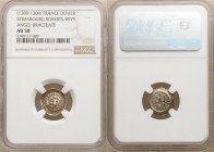 Strasbourg. Anonymous Denier (Angle Bracteate) ND (1200-1300) AU58 NGC, Rob-8979. Lead-gray patination. 

HID09801242017

© 2020 Heritage Auctions...