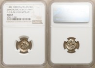Strasbourg. Anonymous Denier (Fleur-de-Lis Bracteate) ND (1300-1500) MS62 NGC, Rob-9051. 

HID09801242017

© 2020 Heritage Auctions | All Rights R...