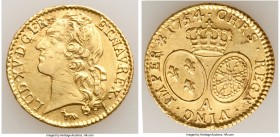 Louis XV gold Louis d'Or 1754-A XF, Paris mint, KM513.1. 24.1mm. 8.10gm. 

HID09801242017

© 2020 Heritage Auctions | All Rights Reserved