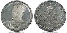 Edward VIII copper-nickel "50th Anniversary of Abdication" Medal 1986 PR64 PCGS, MM23.1b. 36mm. EDWARD VIII 1936 His bust facing half-left with head t...