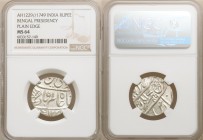 British India. Bengal Presidency 5-Piece Lot of Certified Rupees AH 1229 Year 17/49 (1815) MS64 NGC, Benares mint, KM41. Plain edge variety. Untoned s...