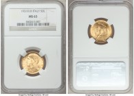 Vittorio Emanuele III gold 50 Lire Anno IX (1931)-R MS63 NGC, Rome mint, KM71. AGW 0.1273 oz. 

HID09801242017

© 2020 Heritage Auctions | All Rig...
