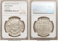 Ferdinand VI 8 Reales 1752 Mo-MF UNC Details (Cleaned) NGC, Mexico City mint, KM104.1.

HID09801242017

© 2020 Heritage Auctions | All Rights Rese...