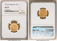 Estados Unidos gold 5 Pesos 1919-M AU55 NGC, Mexico City mint, KM464.

HID09801242017

© 2020 Heritage Auctions | All Rights Reserved