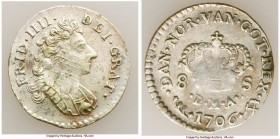 Frederick IV 8 Skilling 1706-(f) Good VF, KM209. 20mm. 2.00gm. 

HID09801242017

© 2020 Heritage Auctions | All Rights Reserved