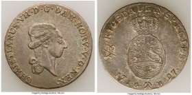 Christian VII 1/3 Speciedaler 1797-IGM XF (Scratches), Kongsberg mint, KM273. 

HID09801242017

© 2020 Heritage Auctions | All Rights Reserved