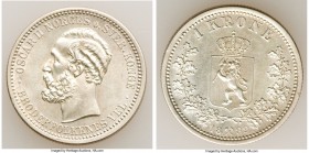 Oscar II Krone 1889 XF, Kongsberg mint, KM357. 24.7mm. 7.50gm. 

HID09801242017

© 2020 Heritage Auctions | All Rights Reserved