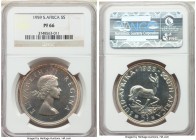 Elizabeth II Proof 5 Shillings 1959 PR66 NGC, KM52. Subdued reflectivity and cameo decorate this gem.

HID09801242017

© 2020 Heritage Auctions | ...