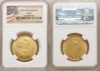 Charles III gold 4 Escudos 1786/7 M-DV AU58 NGC, Madrid mint, KM418.1a (unlisted overdate). AGW 0.3809 oz. 

HID09801242017

© 2020 Heritage Aucti...
