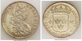 Carl XI 4 Mark 1693 About XF (Residue, Graffiti), Stockholm mint, KM296. 36.5mm. 20.42gm. 

HID09801242017

© 2020 Heritage Auctions | All Rights ...