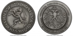 Confederation silver Matte Specimen "Gotteshausbund Taler Replica" Medal 1933 SP68 PCGS, cf. Dav-8735. Medal (By Egger) of a Gotteshausbund Taler ND (...