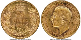 Alexander I gold 20 Dinara 1925 MS62 NGC, KM7. One year type. AGW 0.1867 oz. 

HID09801242017

© 2020 Heritage Auctions | All Rights Reserved