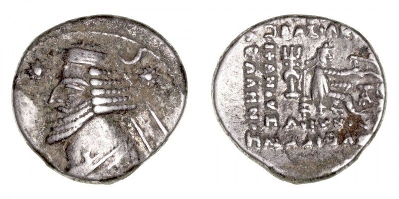 Monedas Antiguas
Reino Partio
Orodes II
Dracma. AR. Ekbatana. (c. 57-38 a.C.)...