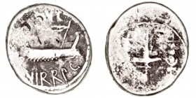 Monedas Pre-Imperiales
Marco Antonio
Denario. AR. (32-31 a.C.). Acuñación legionaria (legión no visible). 3.34g. FFC.-. (BC-/RC).
