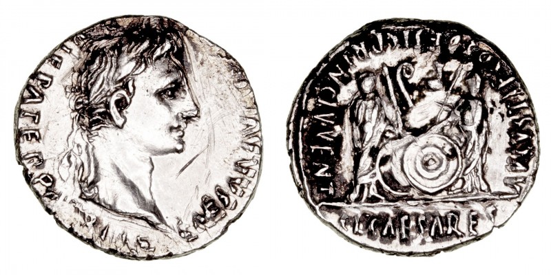 Imperio Romano
Augusto
Denario. AR. Lugdunum. (27 a.C.-14 d.C.). R/Cayo y Luci...