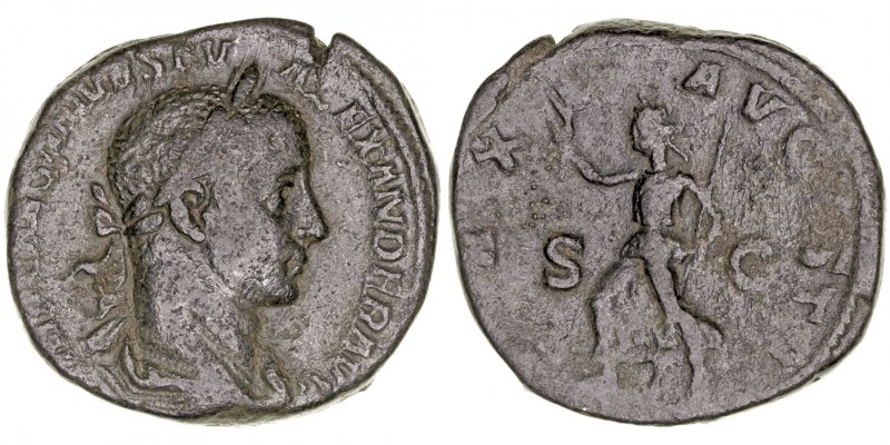 Imperio Romano
Alejandro Severo
Sestercio. AE. Roma. (222-235). R/PAX AVGVSTI....
