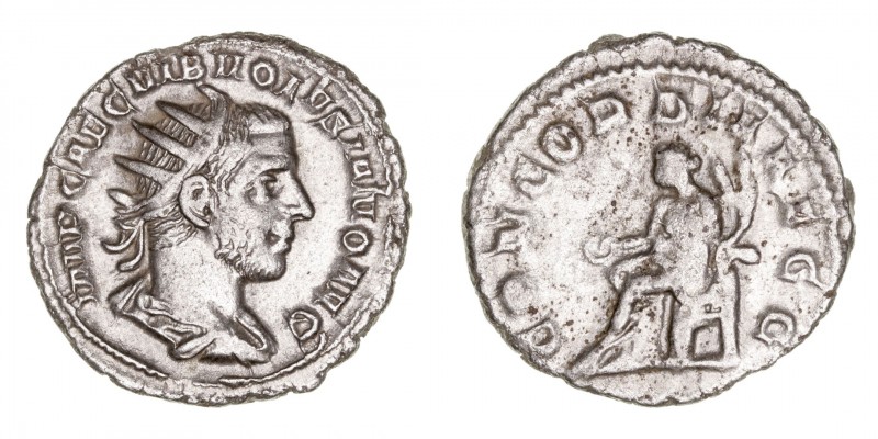 Imperio Romano
Volusiano
Antoniniano. VE. Roma. (251-253). R/CONCORDIA AVGG. 3...