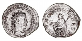 Imperio Romano
Volusiano
Antoniniano. AR. Antioquía. (251-253). R/IVNO MARTIALIS. 3.93g. RIC.218. BC+.