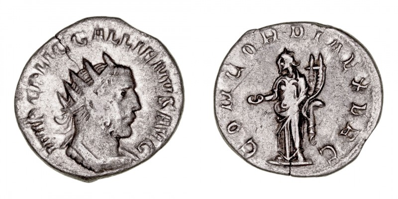 Imperio Romano
Galieno
Antoniniano. VE. Roma. (253-268). R/CONCORDIA EXERC. 3....