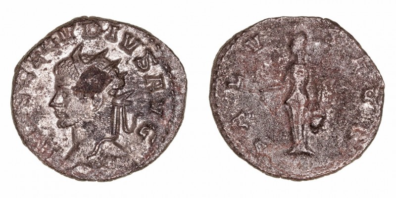 Imperio Romano
Claudio II
Antoniniano. VE. Antioquía. (268-270). R/SALVS AVG. ...