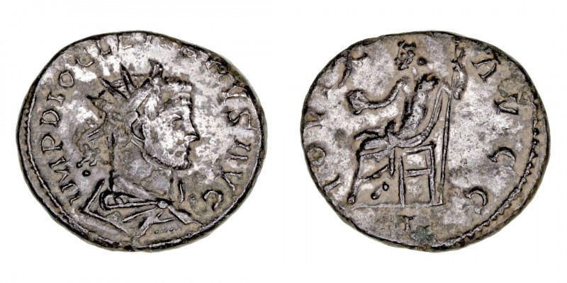 Imperio Romano
Diocleciano
Antoniniano. VE. (284-305). R/IOVI AVGG. 4.18g. RIC...